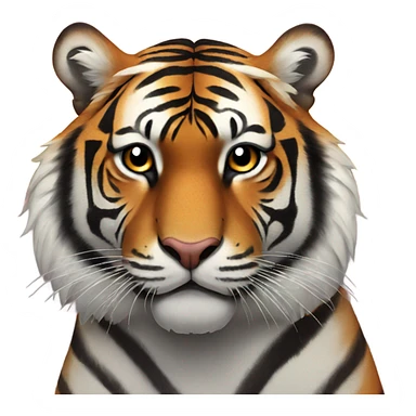 Tiger at sunrise sticker