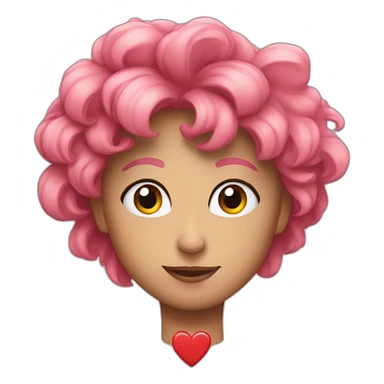 Coeur dans les bras sticker