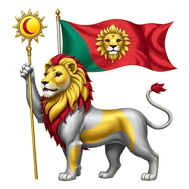 ایران شیر و خورشید پرچم sticker