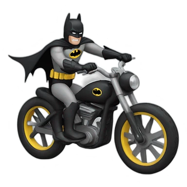 batman on bike sticker