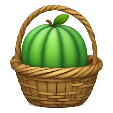 Fruit in a basket  sticker