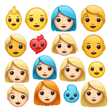 Cute cartoon sticker, simple flat design, bold outline, bright colors, chibi style, expressive face, minimal background, vector style, high contrast, emoji-like, transparent background, sticker pack style sticker