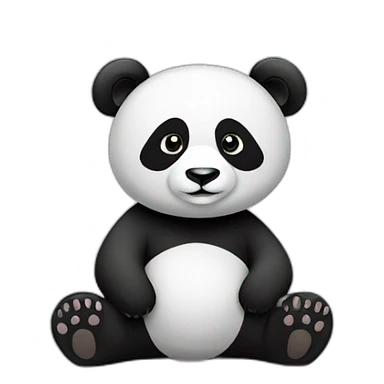 Panda poker cards sticker