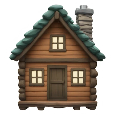cute cabin  sticker