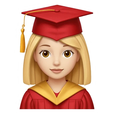 knitting hat that wear on graduation year from university sticker