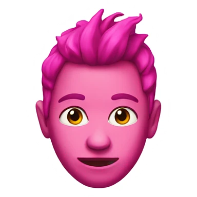 moño fucsia  sticker