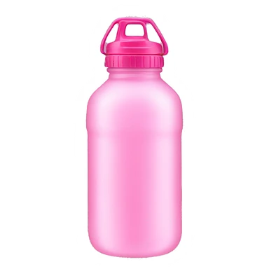 Pink water bottle sticker