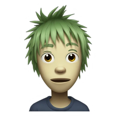 gorillaz-noodle sticker