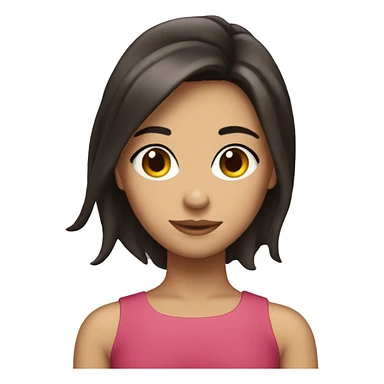 Aidé eres brunette girl  sticker