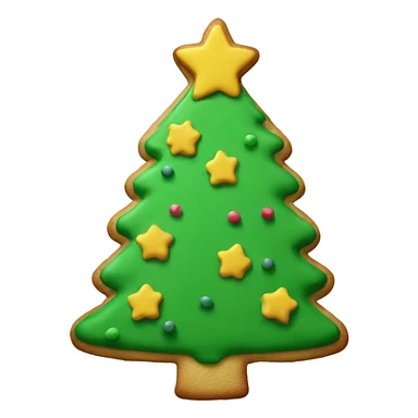 Christmas tree cookie  sticker