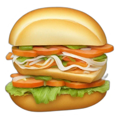 banh mi sandwitch sticker