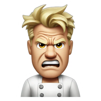 Angry Gordon ramsay sticker