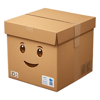 make delivery box  sticker