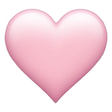 Light pink heart sticker