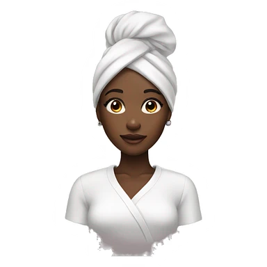 Skin care black girl sticker