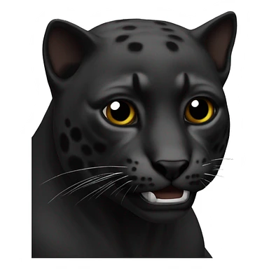 Una pantera nera sticker