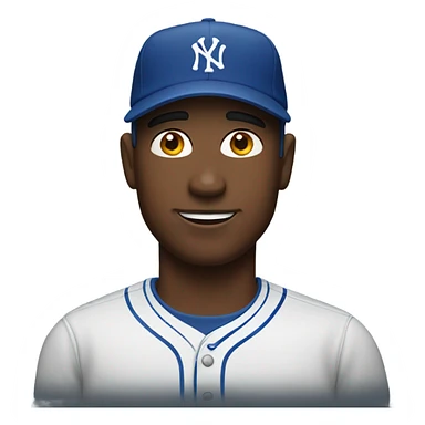 Man with New York hat  sticker