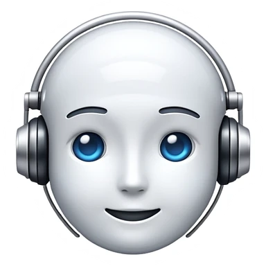 An emoji for 'AI' as a subject.  sticker