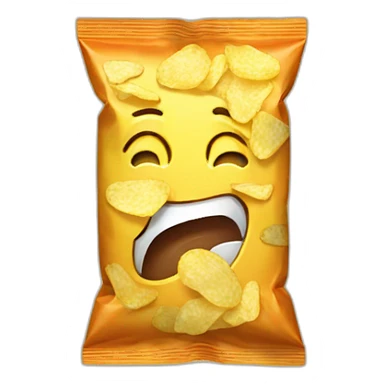 packet of crisps sticker