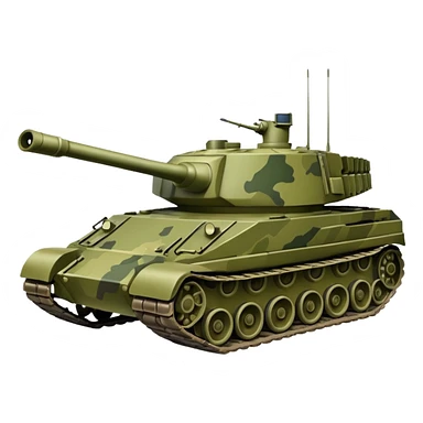 Military tank sticker