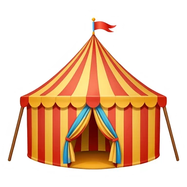 carnival tent sticker