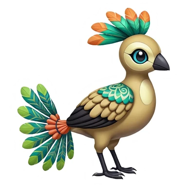 Meloetta-Sigilyph-Chatot-Pokémon-Fakémon-creature sticker