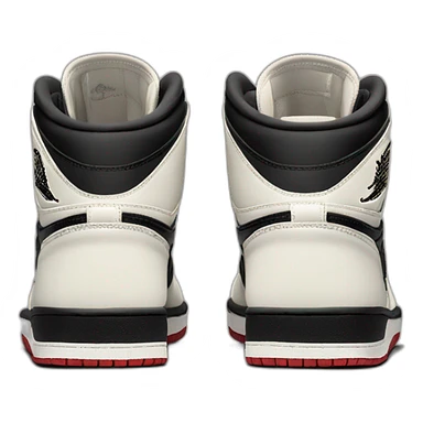 Jordan 1 Brun noir sticker