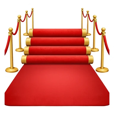 Red carpet sticker