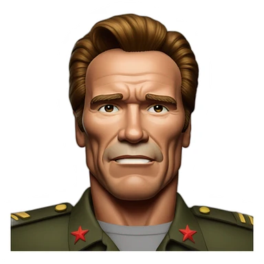 arnold-schwarzenegger-as-communist sticker