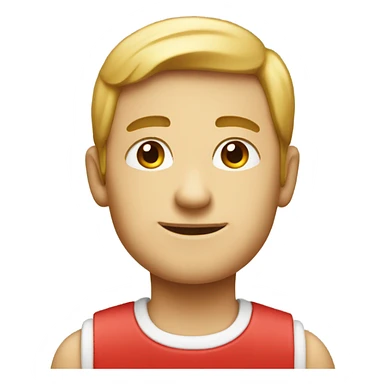 Create a white square emoji with a red S inside sticker