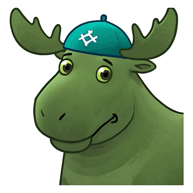 Jewish moose 🫎  sticker