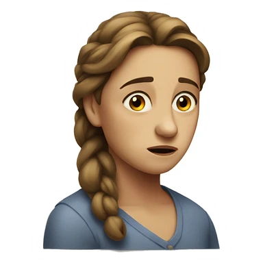 Sad Fiona sticker
