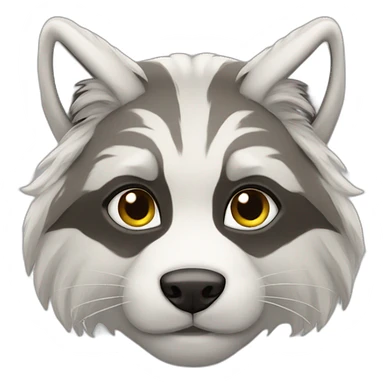 white-mane-coon sticker