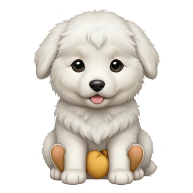 Great Pyrenees puppy sticker