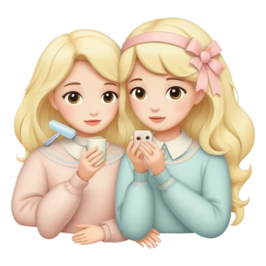 Warm pastels romantic vintage aesthetic  sticker