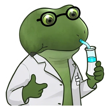 scientist sticker