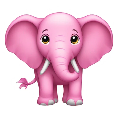 Elefante cor de Rosa  sticker