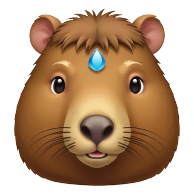 Create a capybara sticker