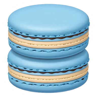 blue macaro  sticker