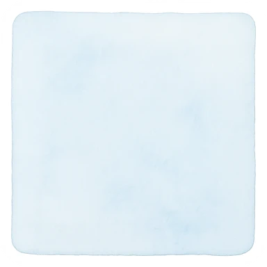 pastel watercolor sticky note with a subtle blue tint, soft edges, transparent background sticker