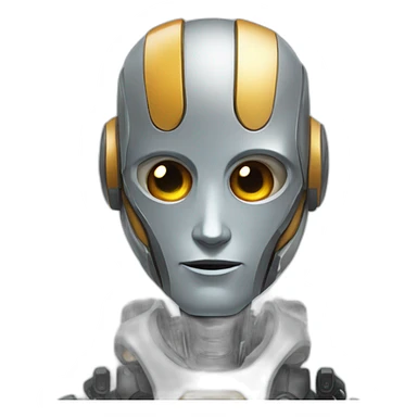 robot humano sticker
