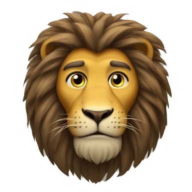 Lion minion sticker