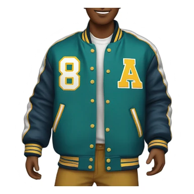 Varsity jacket  sticker