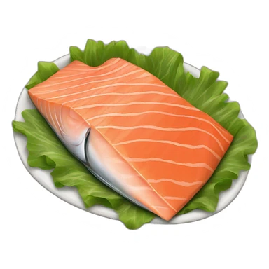 smocked salmon sticker