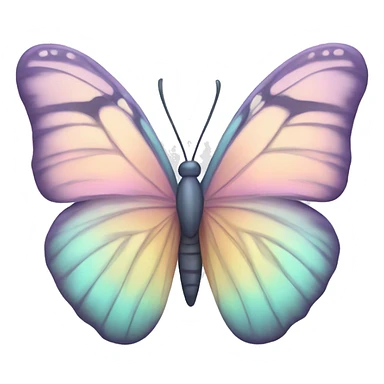 Pastel butterfly  sticker