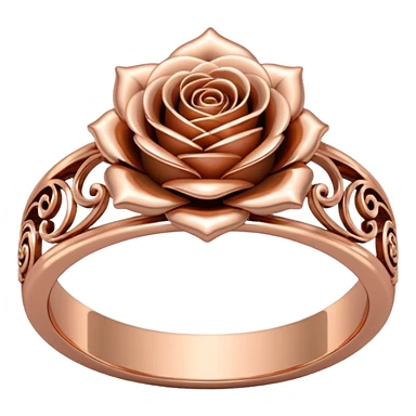Rose gold ring sticker