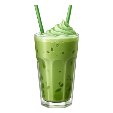 iced matcha latte sticker