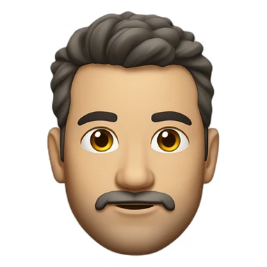 Hombre moreno jugndo Squash sticker