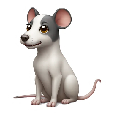 Dog rat sticker