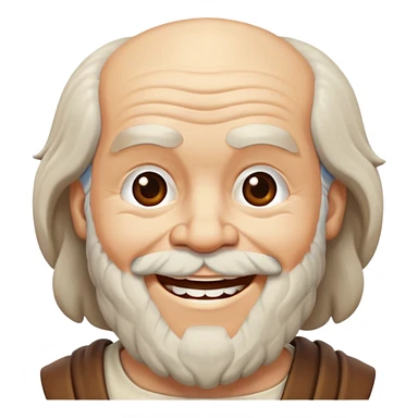 socrates big smile sticker